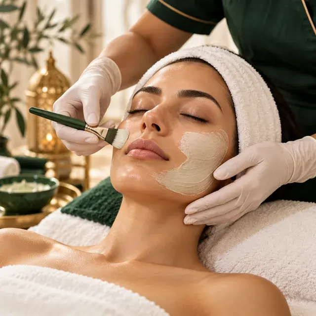 Illustration de soin du visage